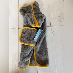 PETS Small Dog Grey & Yellow Cozy Sweatshirt